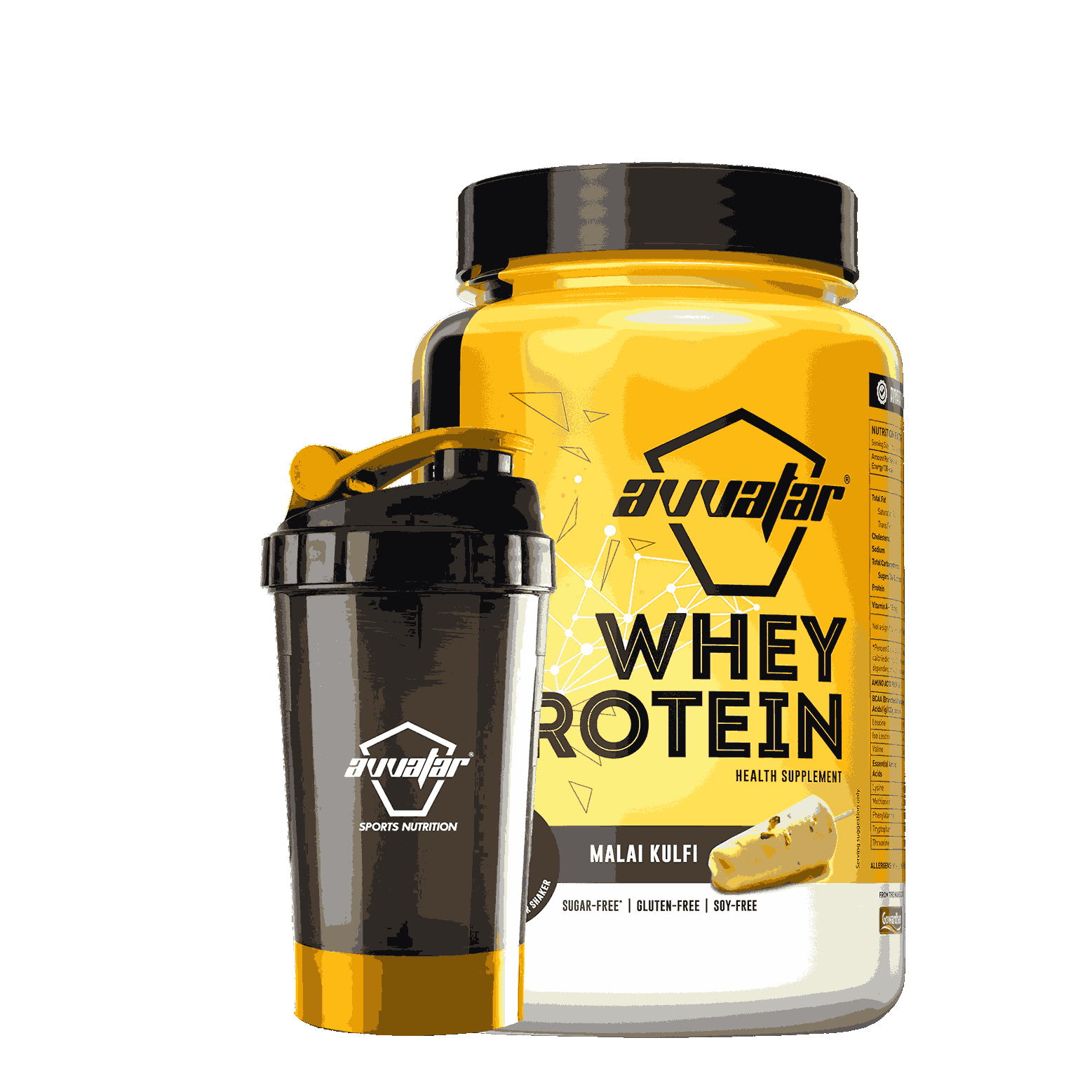 Buy 1 kg Malai Kulfi flavour whey protein made from 100% fresh cow milk for muscle gain & strength. Premium whey protein concentrate & isolate blend.